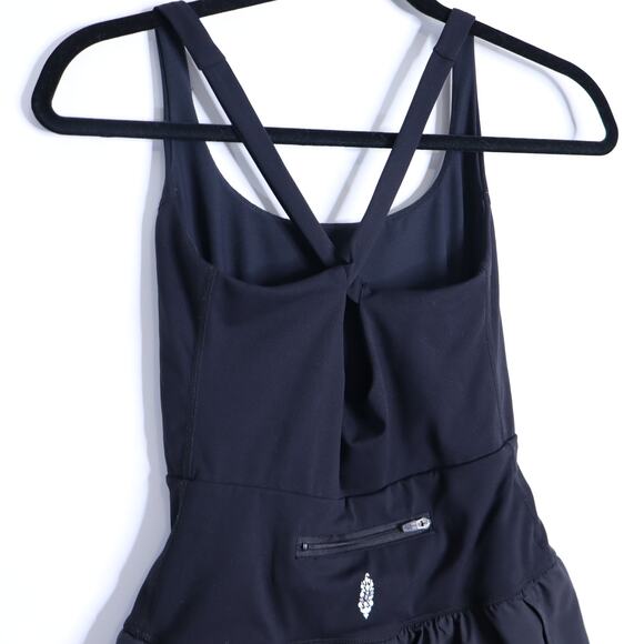 FP MOVEMENT Righteous Runsie Black Criscoss Strap Cut Out Active Women's XS - Picture 7 of 9